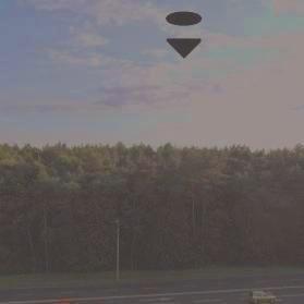 Nocna obserwacja trójkątnego UFO nad Grudziądzem (03/08/14)